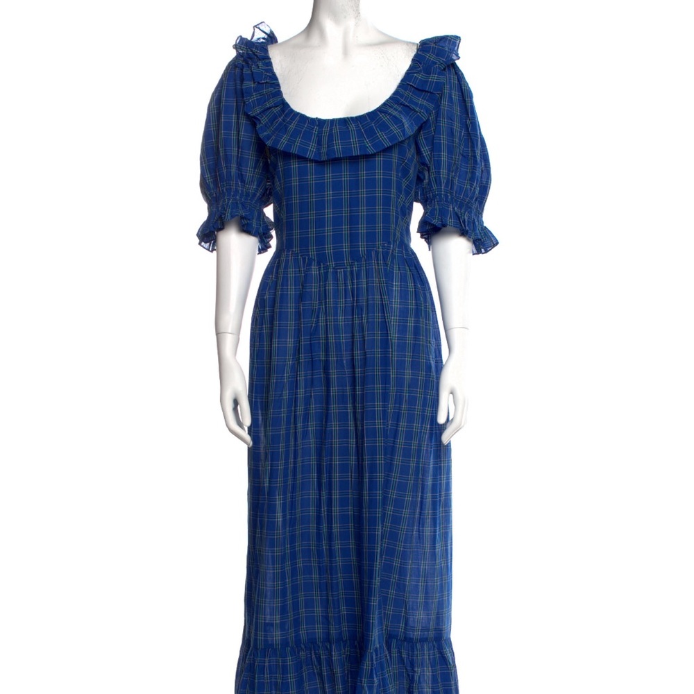 DOEN LUPINE DRESS IN PARK LANE PLAID XXL